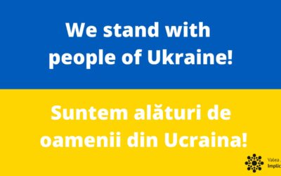 WE STAND WITH UKRAINE!! Informații utile pentru refugiați